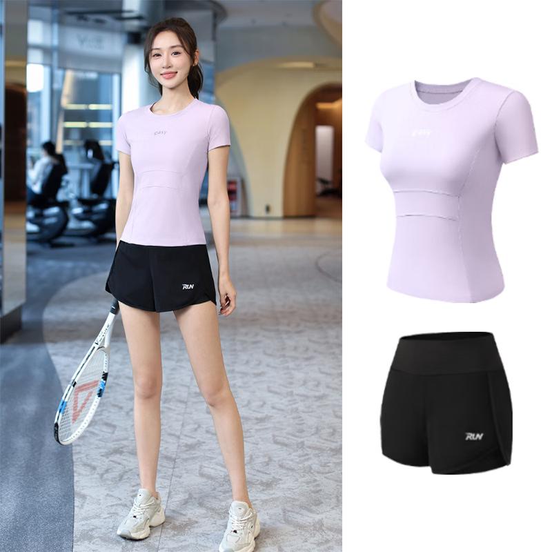 Женский спортивный комплект OEING: футболка с коротким рукавом и шорты