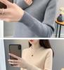 2025 Women's Plus Velvet Knit Base Layer Sweater - Autumn/Winter Thickened One-Piece Top