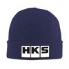 HKS  Warm Knitted Cap Hip Hop Bonnet Hat Autumn Winter Outdoor Beanies Hats for Unisex Adult