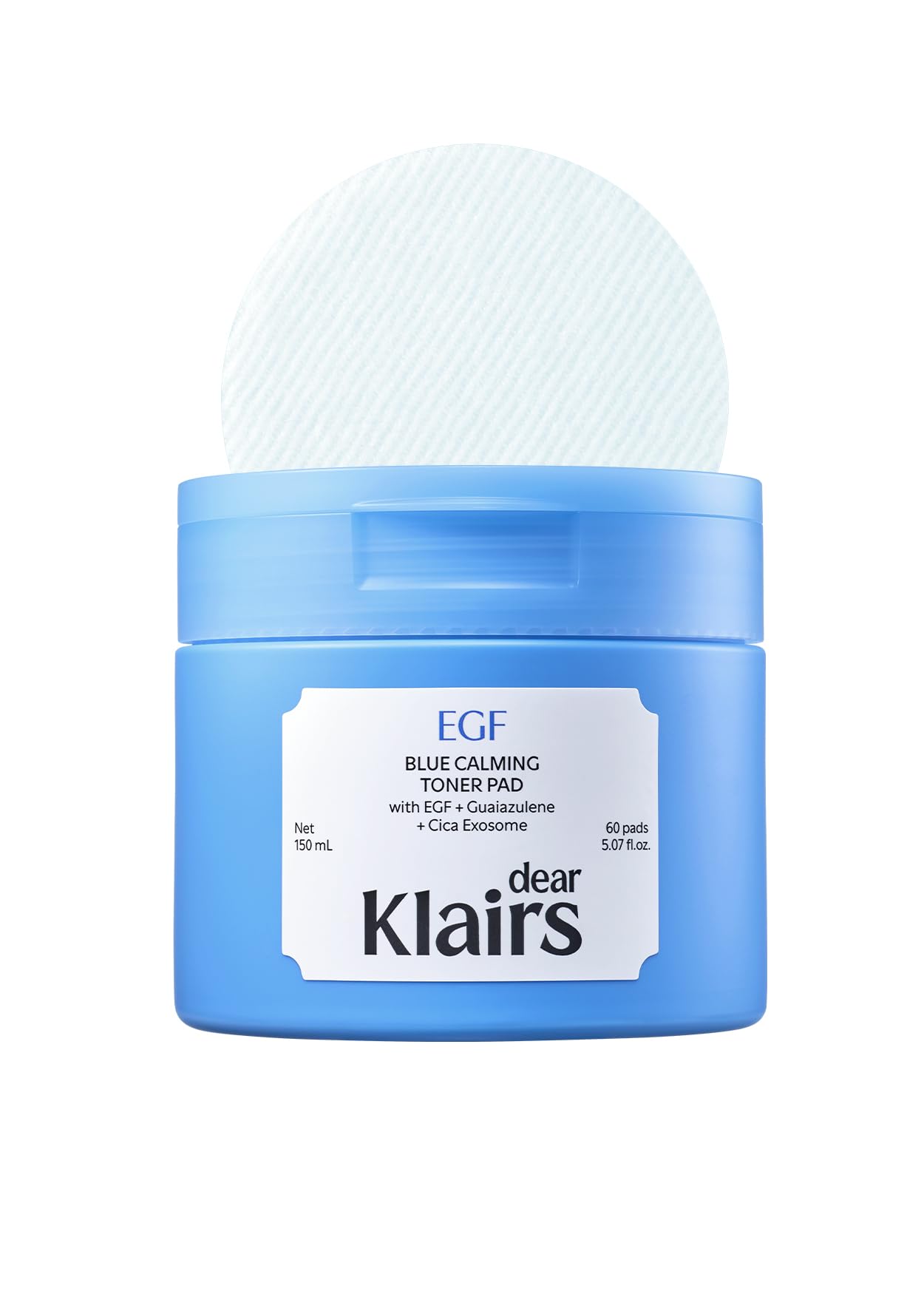 EGF тонер-пэды EGF Blue Calming Toner Pads Отшелушивающие пэды для пор кожи и содержат гиалуроновую кислоту и подходят для и комбинированной корейской [Klairs]