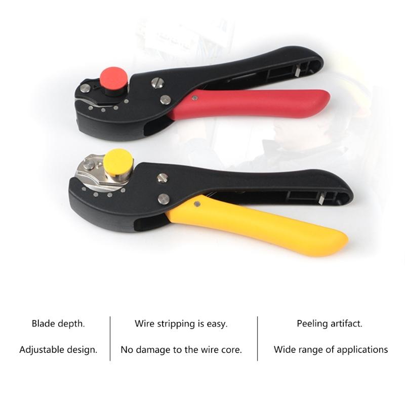 Multifunctional Cable Wire Stripper Stripping Cutter Pliers Handle Tool Hardware Tool Portable Anti-skid Strip Clamp