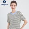 Women's Striped Crew Neck T-Shirt