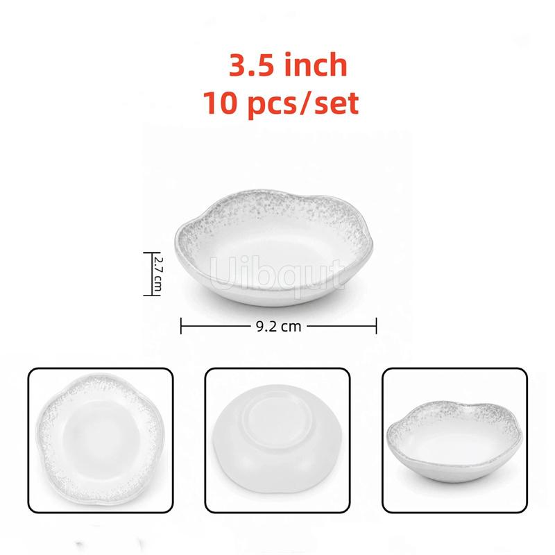 Melamine plastic Japanese style seasoning sauce small dish dipping Sushi soy sauce pepper wasabi Mustard dish oil vinegar plate