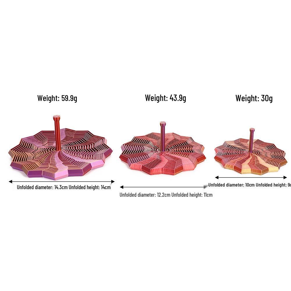 Polygonal Radish Tower: 3D Printed Foldable Star Tower Educational Toy for Kids