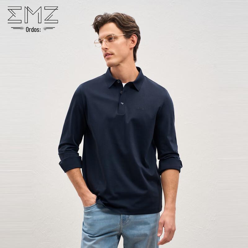 EMZ Erdos Men's Long Sleeve Polo Shirt