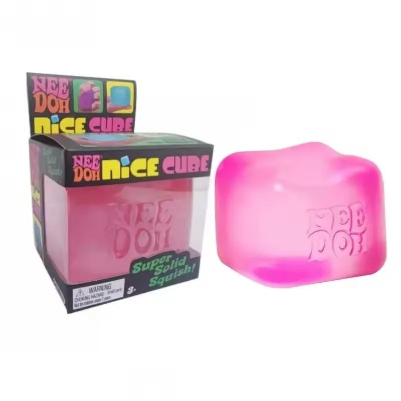 Schylling Needoh Nice Cube Senzorická Nice-Sicle Kostka na odbourání stresu Mačkací kostka Pro soustředění Populace s ADHD