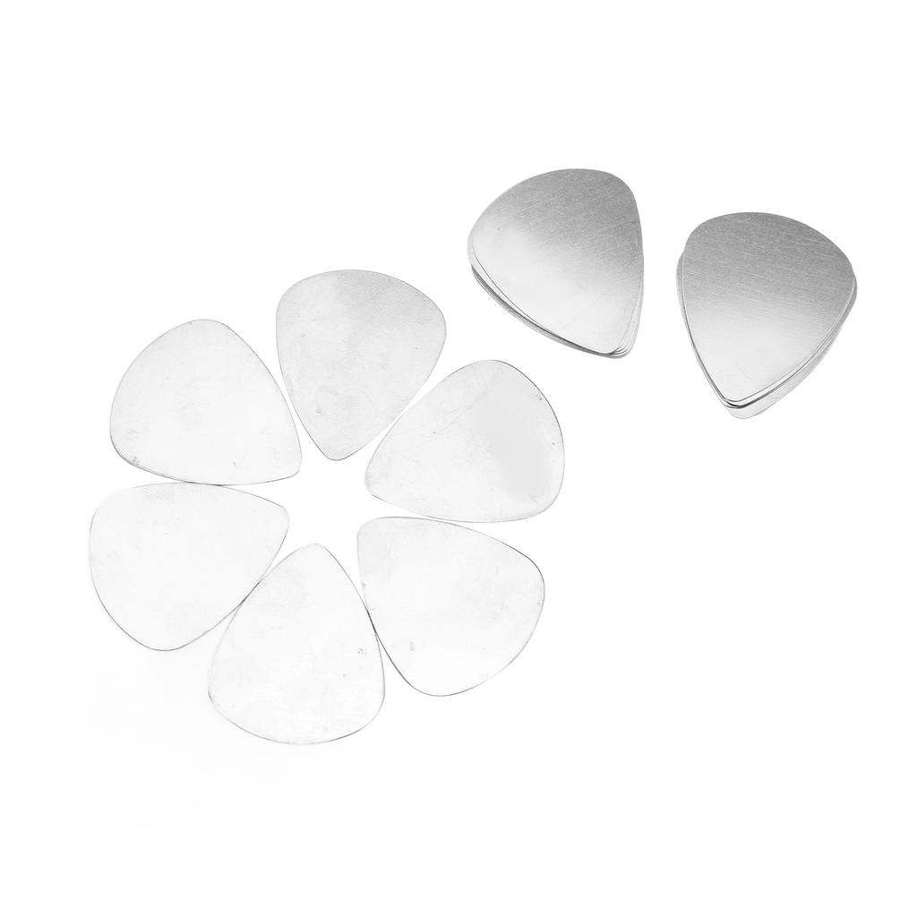 Guitar Pick Set Metal Electric Guitars Bass Picks with Storage Boxes for Musical Instruments