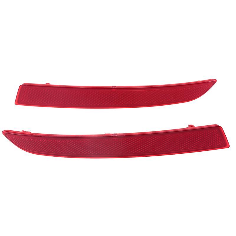 Car Tail Light Rear Bumper Reflector Lights Red Lens for BMW 5-Series 530dX/535d/528i F10/F18 Sedan 2014-2017 Facelift