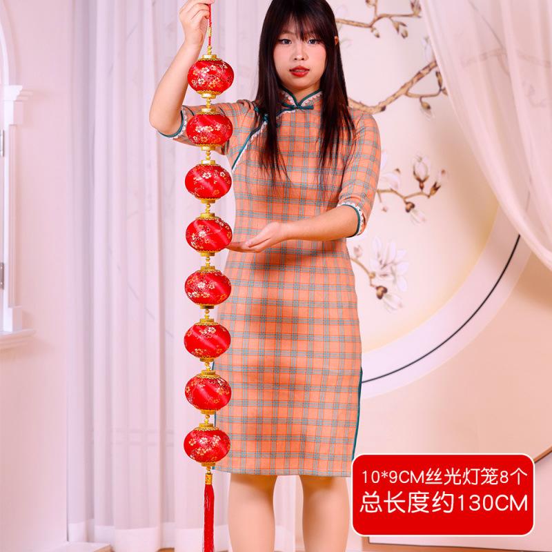 New Year'S Mercerized Lantern Hanging String, Spring Festival Chili Pendant, Lantern Hanging String Pendant, Shopping Mall Home Festive Decoration