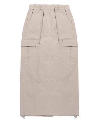 Bibalabida Nylon Cargo Long Skirt