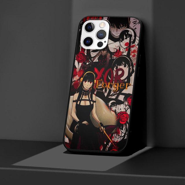 Case For Apple Iphone 11 13 12 Mini 14 Pro Max Xr 7 8 +Se 2020 Xs 6 6s Plus 5 5s Black Silicone Phone Cover Chainsaw Man Anime