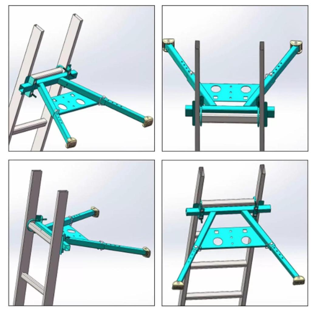 Ladder Stabilizer Long-Lasting Spacer Slim for Roofers