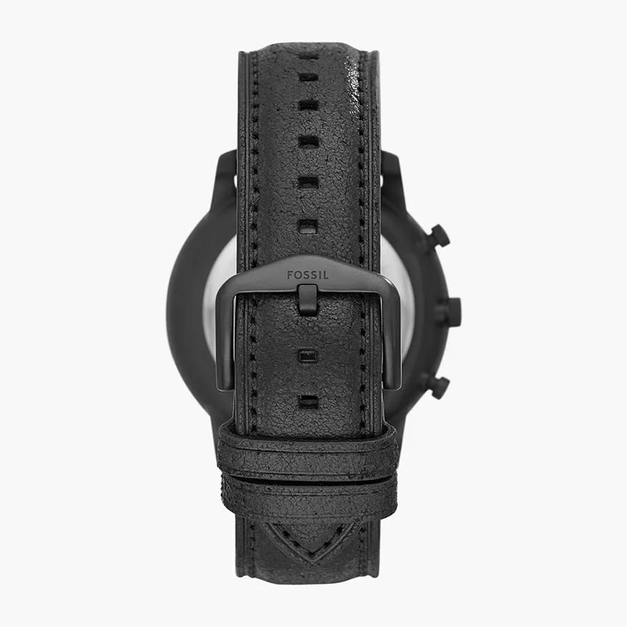 Fossil Neutra Men's Chronograph Watch - Blue Round Dial, Leather Strap, Business Casual FS5503