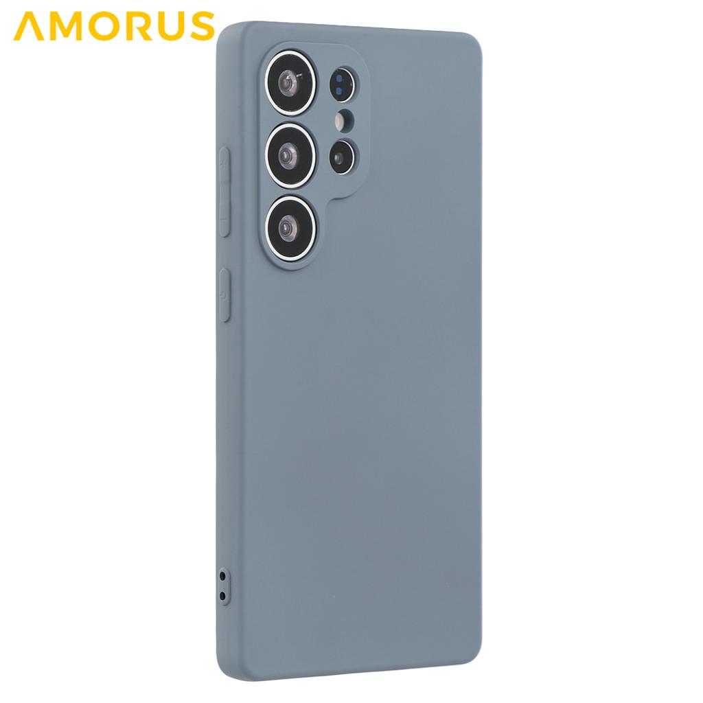 For Samsung Galaxy S25 Ultra Case Precise Cutouts TPU Fiber Lining Shockproof Phone Cover