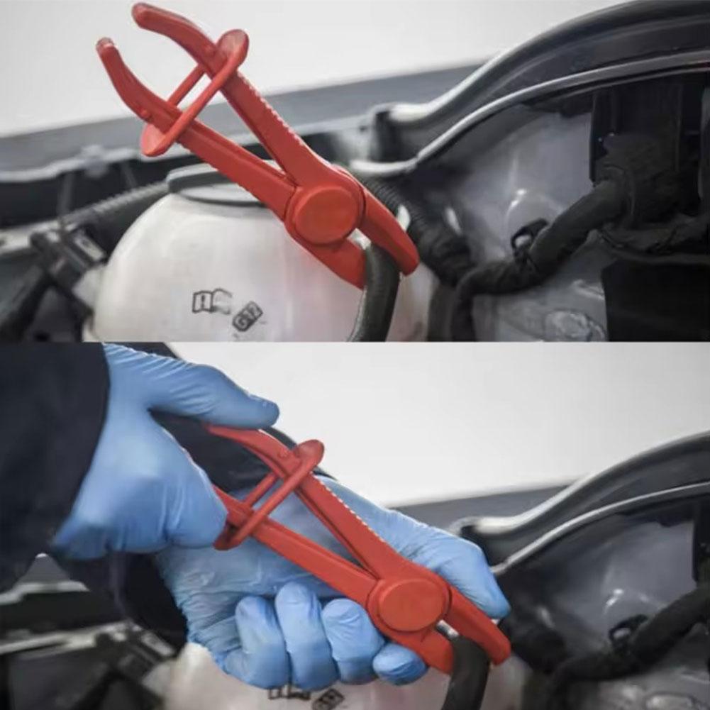 3-teiliges/Set Kunststoffschlauchklemmen-Abzwickzangen-Autoreparaturwerkzeug Brems-Kraftstoffleitung Ölleitung Wasserleitung Abzwickklemmen-Satz