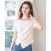 Betu Women's Beaded Hollow Short Sleeve T-shirt