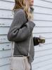 2026 Autumn/Winter Women's Thick Yarn High Neck Long Sleeve Knit Pullover Sweater