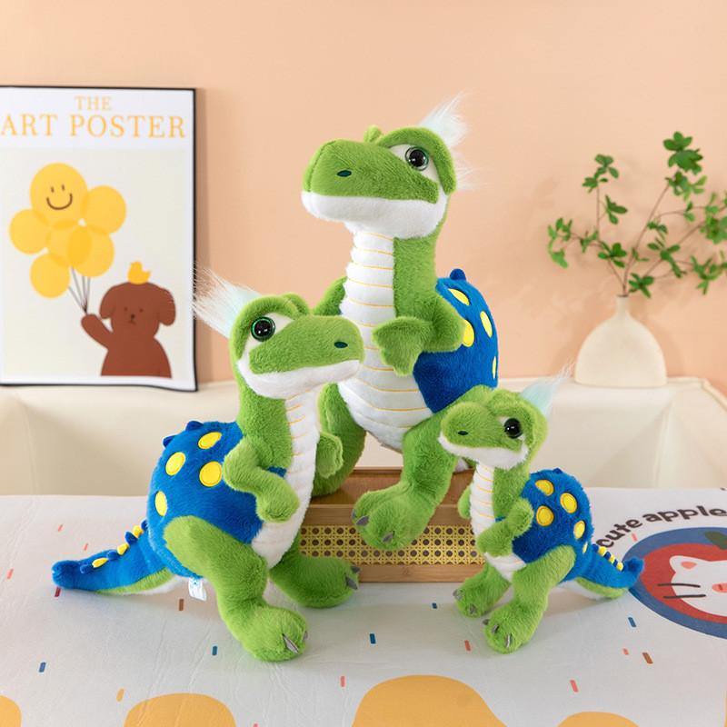 Dinosaur Plush Toy With Short Pile Fabric And Large Eyes For Kids And Collectors