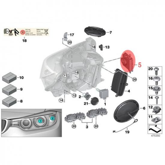 Sale D1S Xenon Ballast HID Control Unit Module for BMW 5 Series F10 F11 2010-16