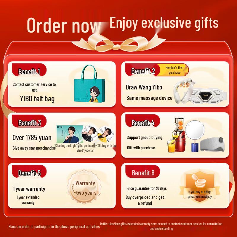 SKG G7 Ultra Titanium Folding Pulse Neck Massager