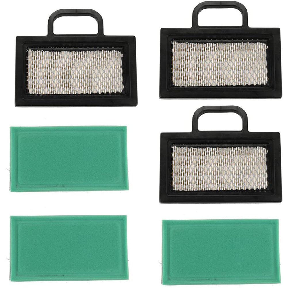 A08R 3Sets 499486 Air Filter Kit for 499486S 698754 Intek V-Twin 18-26 HP Tractor Lawn Mower Pre-Filter 273638 273638S