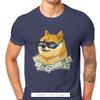 Crypto Cryptocurrency Dogecoin Doge T Shirt Classic Grunge Summer Big Size Pure Cotton Unisexs Tops Harajuku Oneck Tshirt