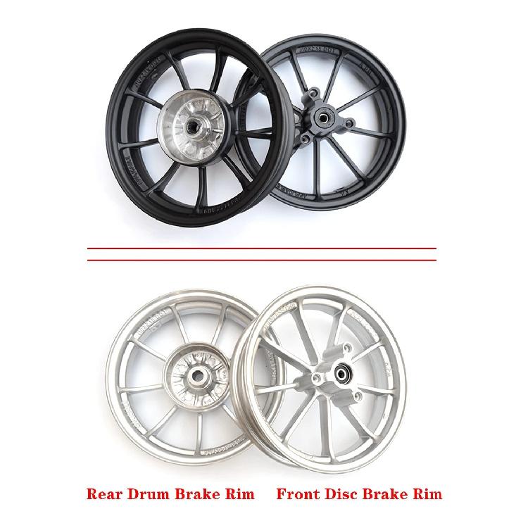 For Honda DIO50 AF18/27/28 Z4 ZX AF34/35/56 Modify 10-inch Aluminum Wheel Rim Front Disc Brake Wheel Rear Drum Brake Wheel Rim