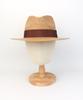 Yunibeosyeolkemiseuteuli Br Line Summer Brown Fedora - Big Size Summer Fedora