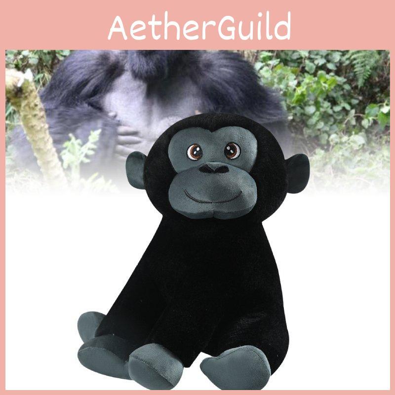 Adorable Plush Gorilla Toy With Soft Short Velvet Fabric Perfect For Kids Birthday Gift