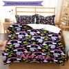 3pcs Custom Name Unicorn Bedding Set Duvet Cover Closure Includes 1 Duvet Cover & 2 Pillowcases, Soft and Comfortable for All Seasons.