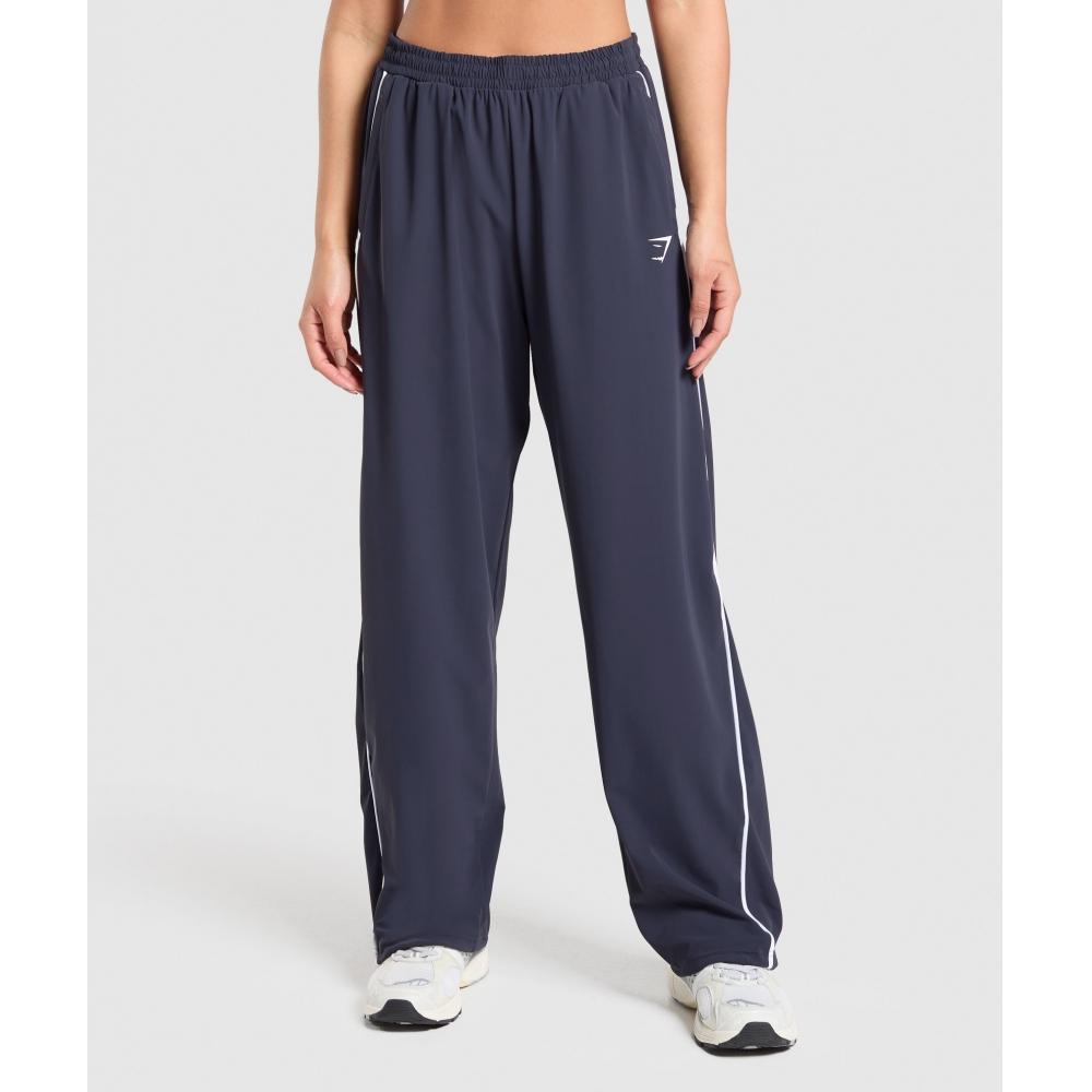 

Gymshark Stitch Feature Woven Pants Heavy Blue B6a9s Uctn XS
