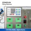ZONESUN ZS-DTMP4AL Benchtop Automatic Four Injectable Heads Foamy Soap Liquid Essential Oil Drink Juice Bottle Filling Machine