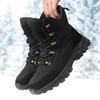 TUINANLE Men Winter Snow Boots Large Size Breathable High-Top Outdoor Hiking Boots