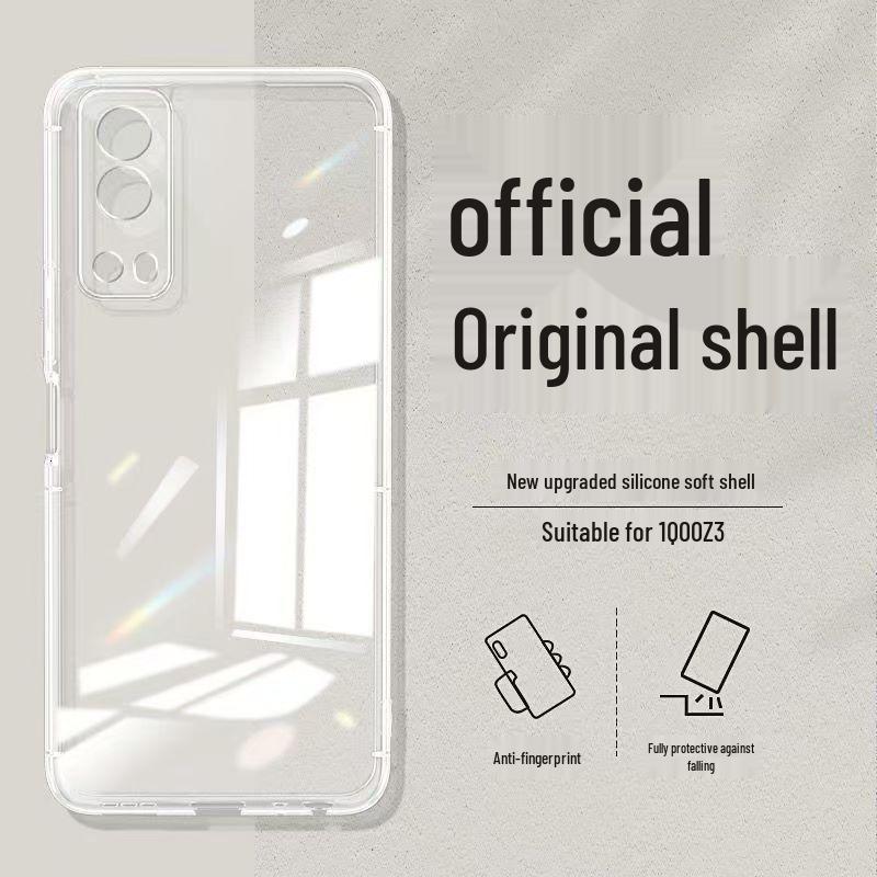 Vivo Y72 Simple Solid Color Liquid Silicone Anti-Drop Soft Case