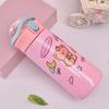Internet Celebrity High Value Stainless Steel Cartoon Thermos Cup Carrying Ring Portable Outdoor Cup Children Bounce Cover Carter Cup