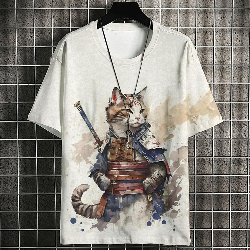 

3D printed T-shirt summer short sleeved T-shirt 6XL