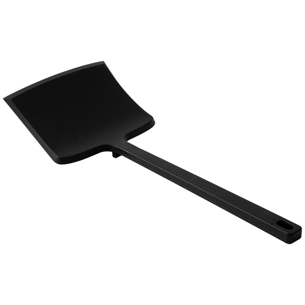 

1Pc Silicone Spatula Cooking Utensils Beef Meat Egg Kitchen Scraper Wide Pizza Shovel Frying Non Stick Spatula Kitchenware Tools чёрный