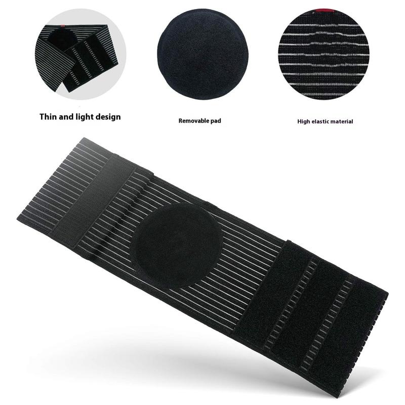 1Pcs Umbilical Navel Hernia Belt for Men and Women/Abdominal Care Support Binder with Pad Elastic Cotton Blend Fabric