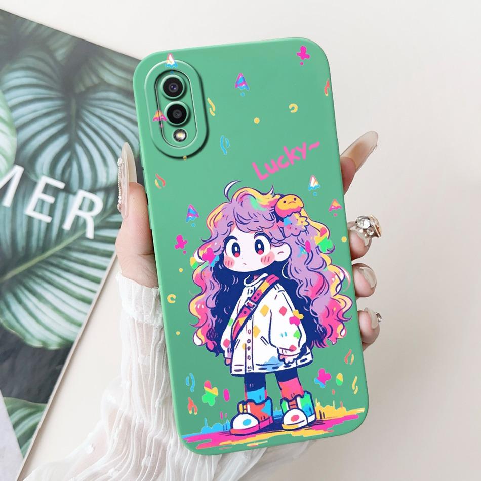 For Samsung Galaxy A02 A02s Phone Case Samsung A02 A02S SM-A025F A022G Elegant Floral Printing Soft Silicone Shockproof Cases
