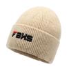 Couple Knitted Hat Versatile Fashion Three-Dimensional Embroidered Wool Hat Men'S And Women'S Outdoor Warm Ear Protector Cold Hat