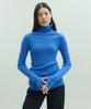 Diito Alpaca Ribbed Turtleneck [Blue]