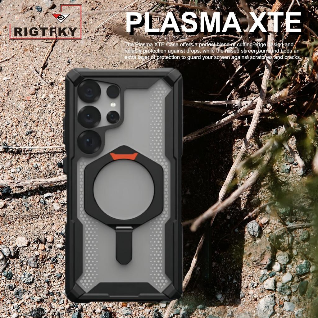 Wytrzymałe Pancerne Wojskowe Etui Shock do Telefonu Samsung Galaxy S26 Ultra S25 S24 S23 Plus Magnetyczna Podstawka Odporne na Uderzenia Pokrowiec