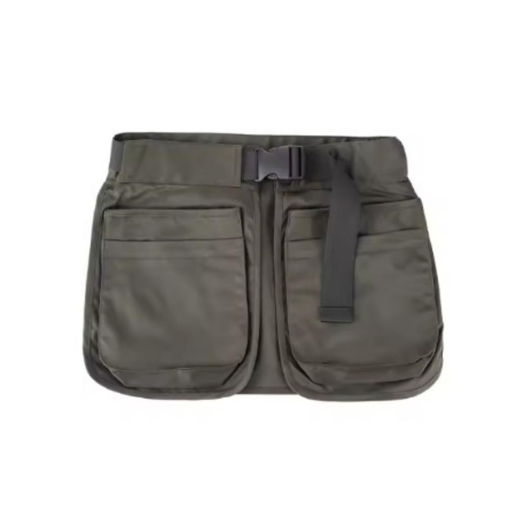 Multi-functional Waist Pack Black Fanny Pack Tool Pouch Apron Belt Bag  Camping