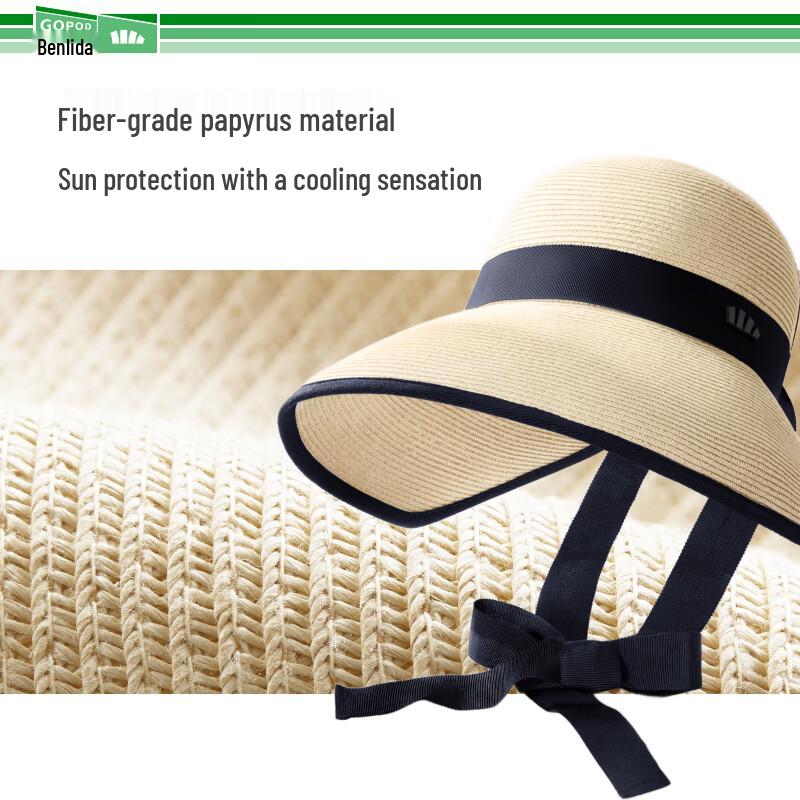Beneunder Women's GP745 Portable Roll-up Sun Straw Hat