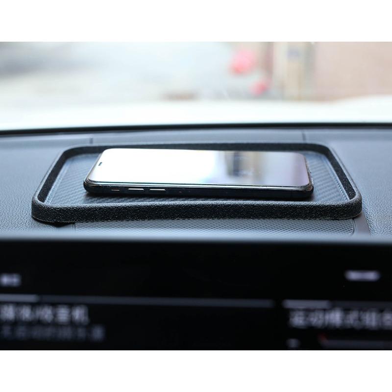 1pcs 200x127mm Car Front Dashboard Silicone NonSlip Auto Interior Dashboard Sticky Pad Storage Catcher Pad Mat  Cushion Accessor