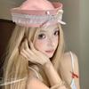 Sophisticated Unisex Hats Unique Weathered Stylish Hat Beautiful Bows Beret Hat for Women and Girls Accessory