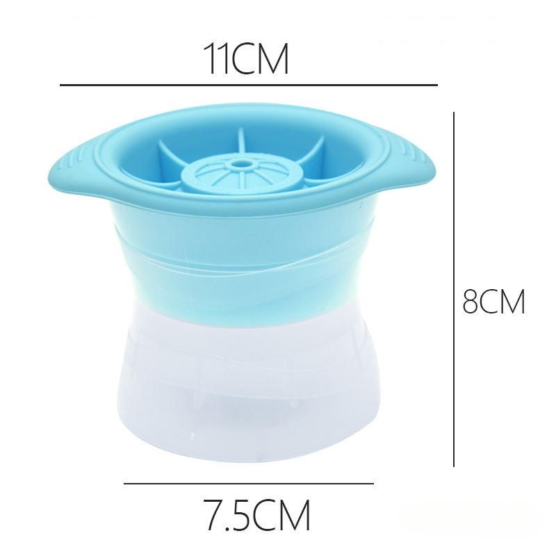 

Силиконовая сфера, форма для кубиков льда, домашняя кухня, штабелируемая, медленно тающий ледяной шар, круглая форма для изготовления желе для виски, напитков синий