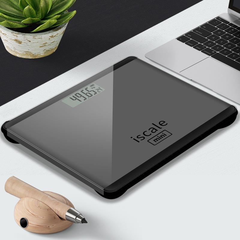 

Мини стеклянные весы для измерения веса тела - Электронные весы для здоровья для дома 26*22cm