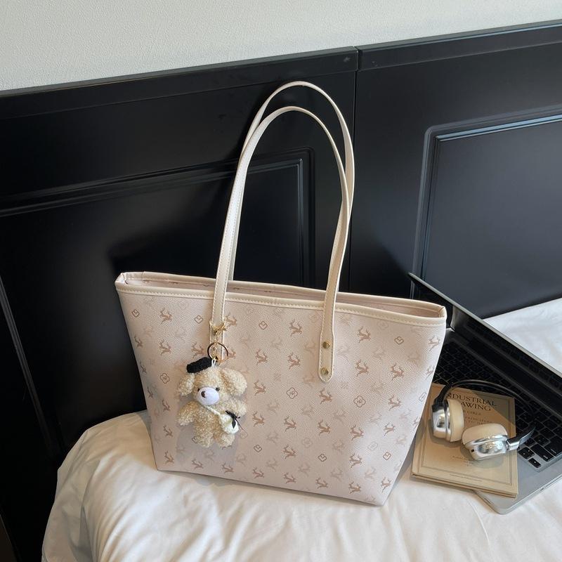 Fashion large-capacity bag women's 2025 new commuter versatile shoulder bag, high-end sense going out to work tote bag