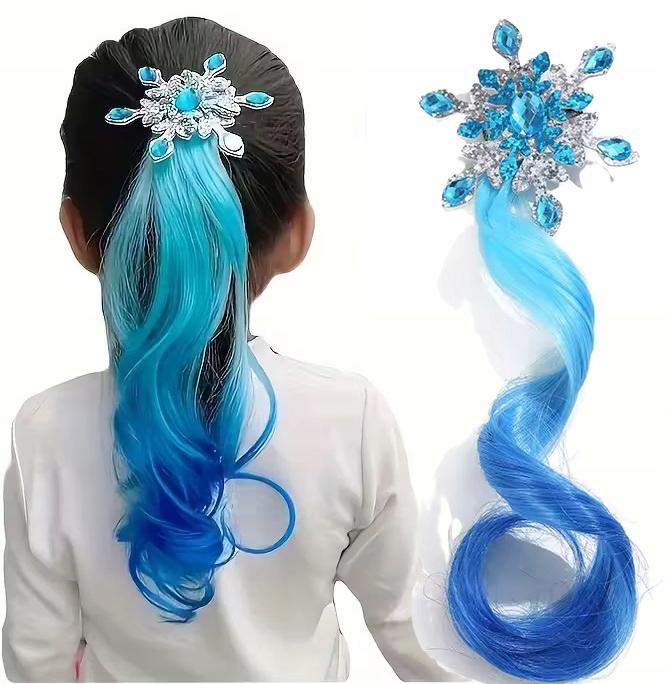 BRAID hair strands PRINCESS hair clip TIADEM jewels OUTFIT